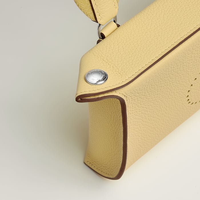 Jaune Poussin Hermès Videpoches Bag