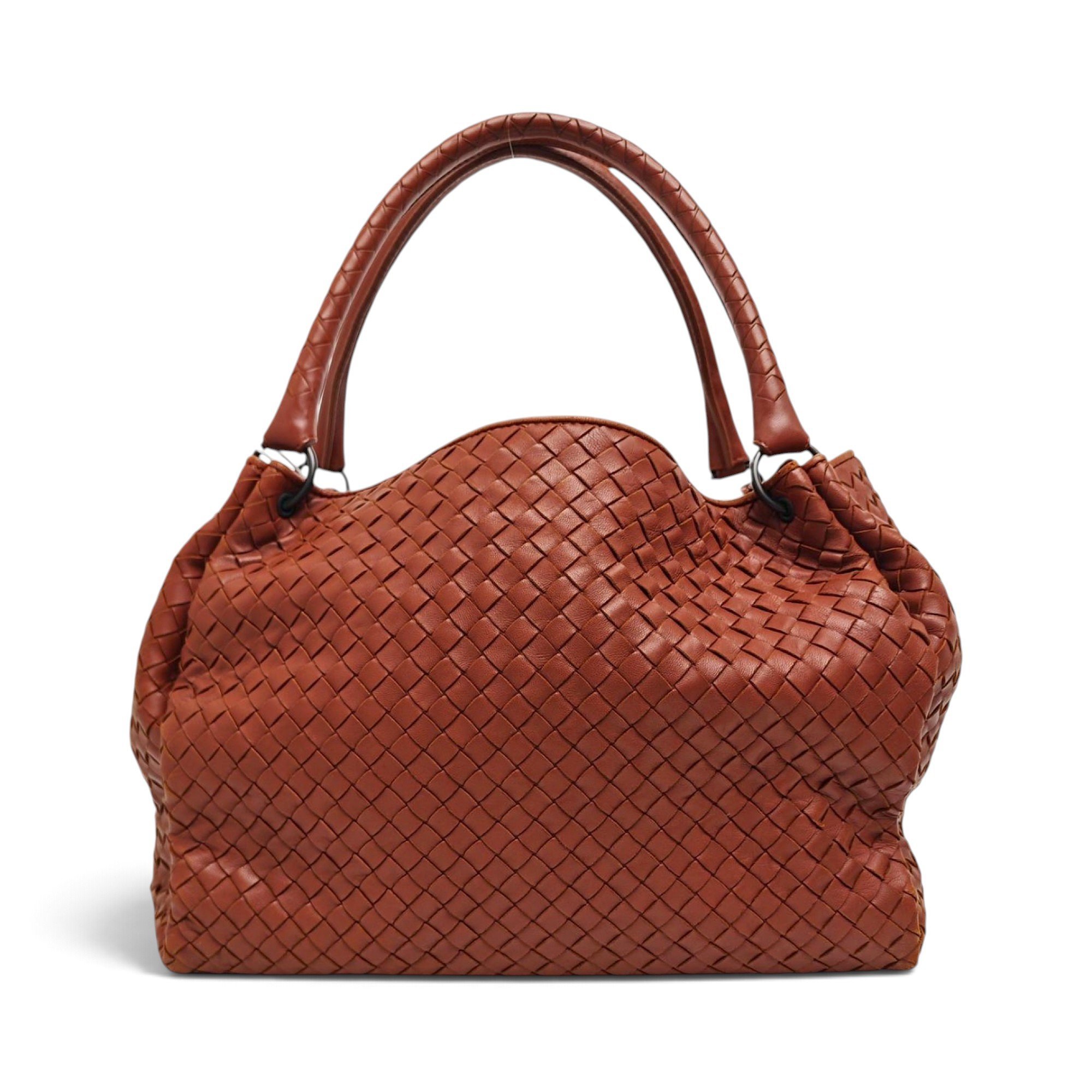 Parachute leather handbag