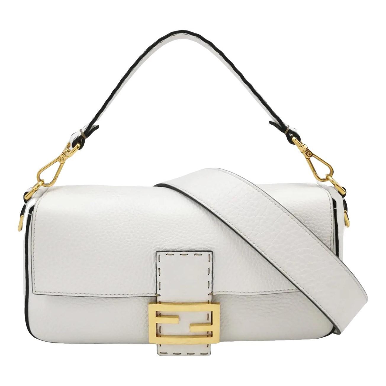 Baguette leather handbag
