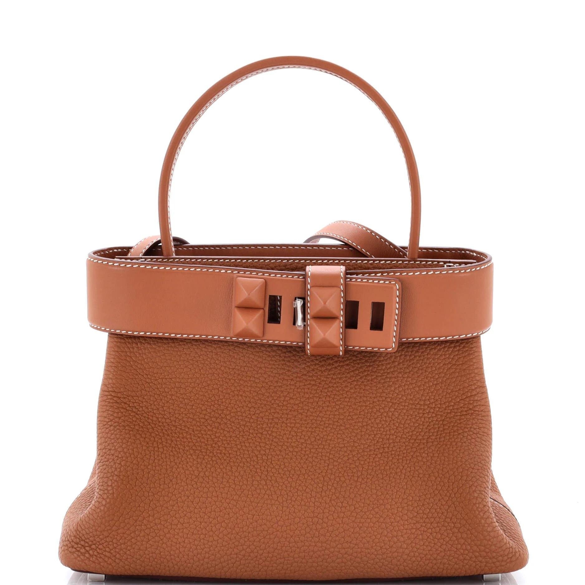Leather tote