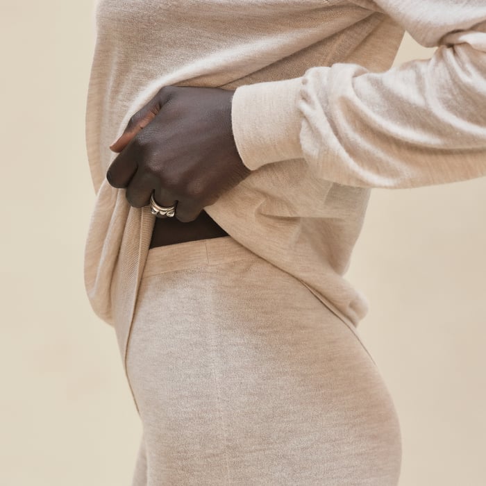 Beige Glaise Light Leggings