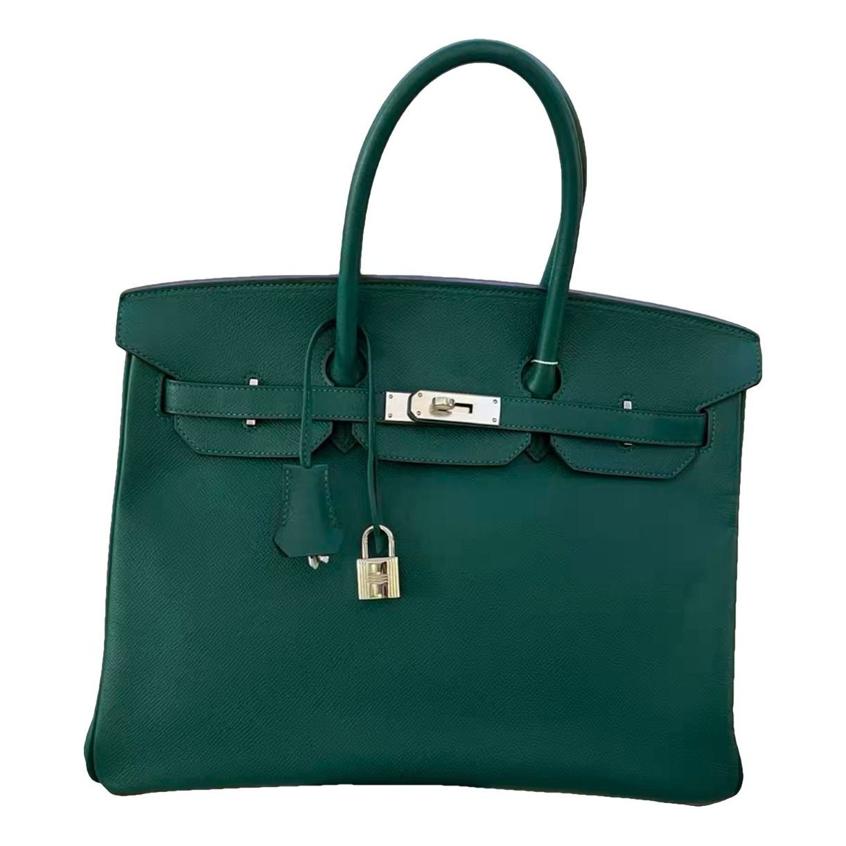 Birkin 35 leather handbag