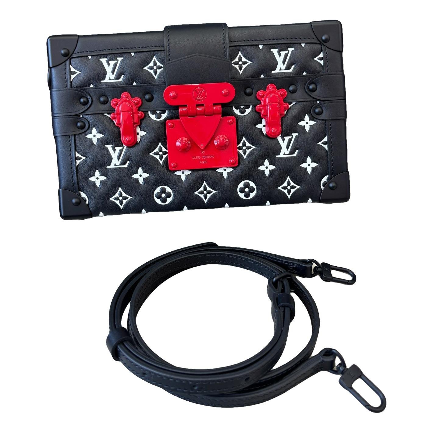 Petite Malle leather crossbody bag