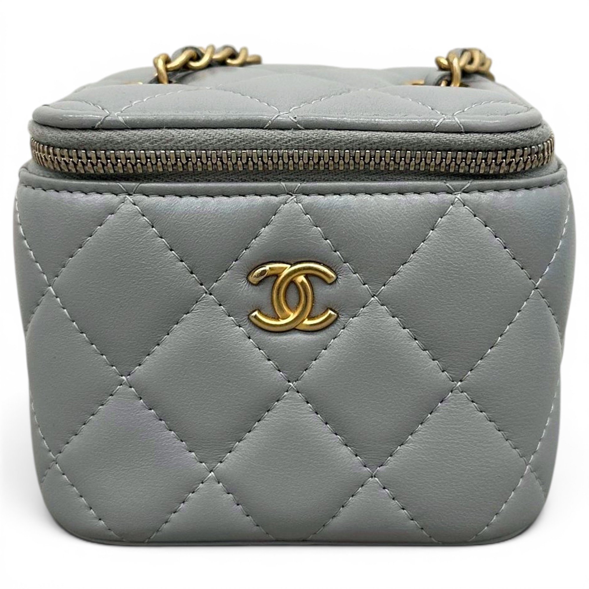 Trendy CC Vanity leather handbag