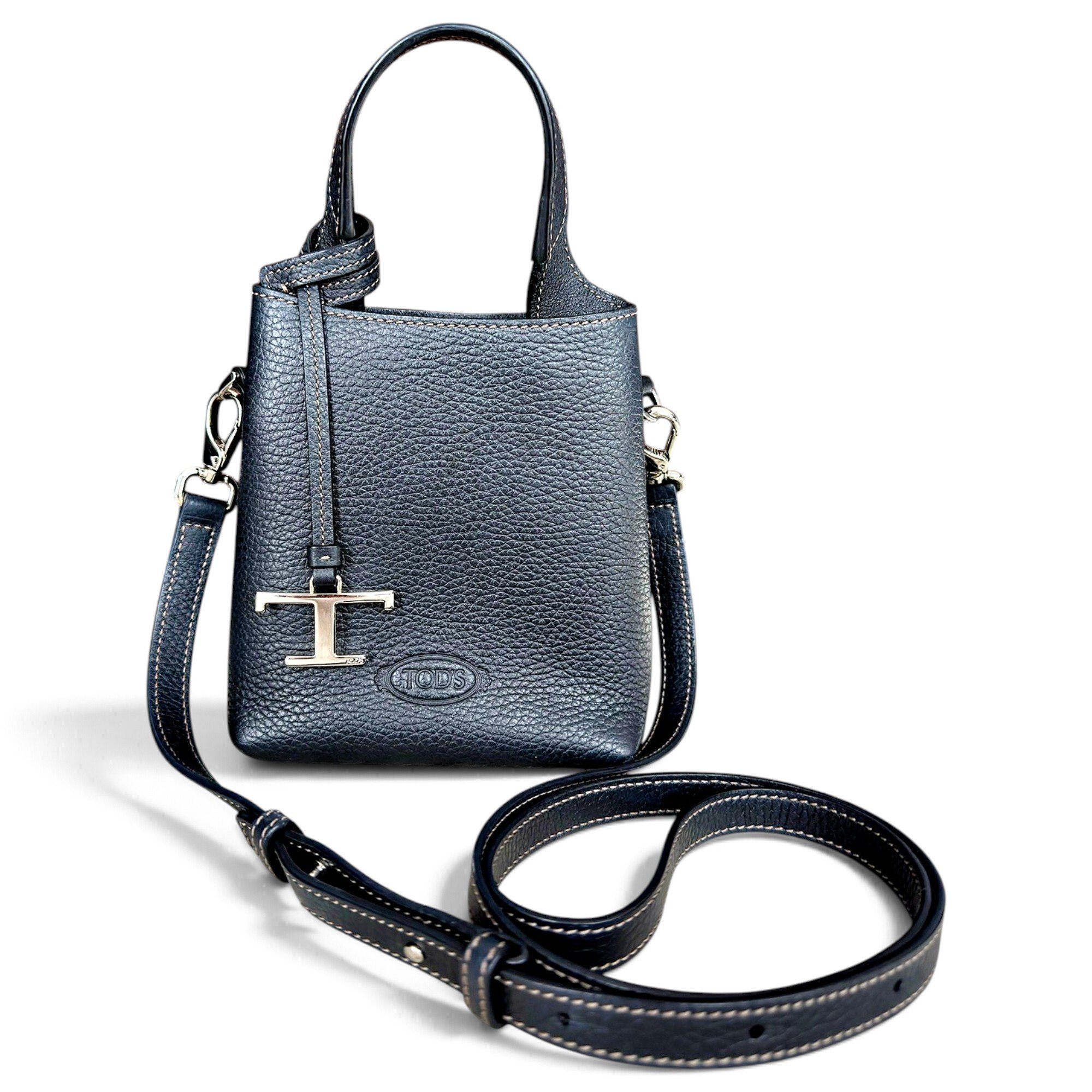 Leather crossbody bag