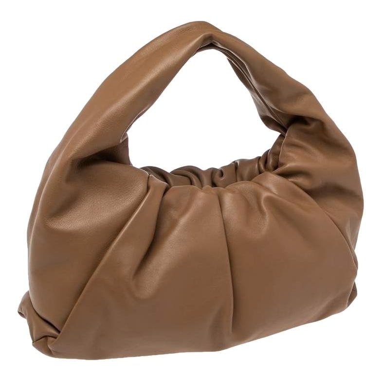 Pouch leather handbag