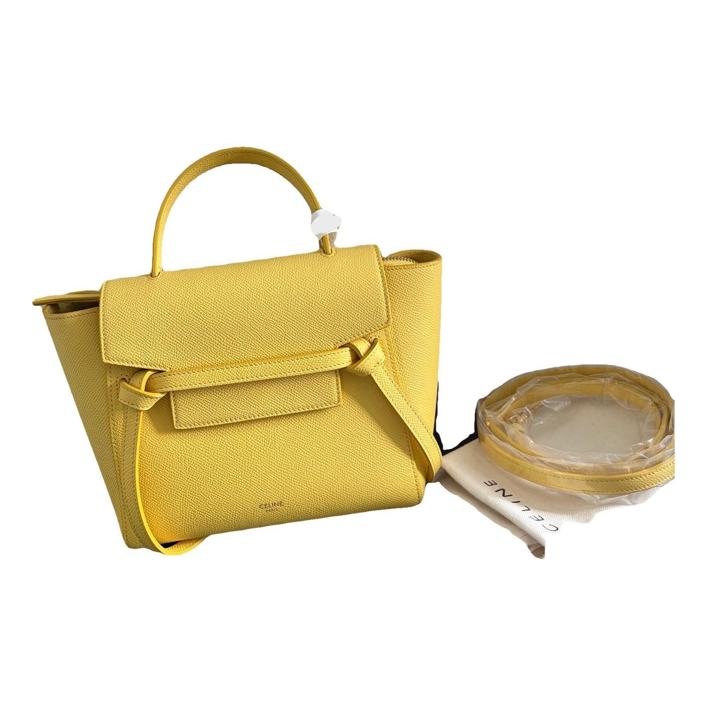 Belt leather handbag