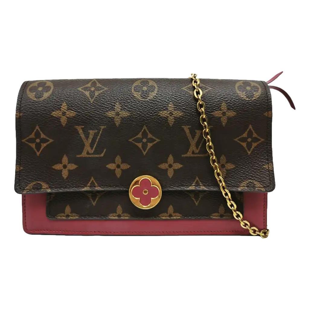 Chaîne Flore leather crossbody bag