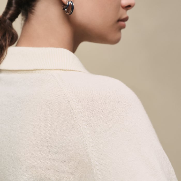 Blanc Naturel Wide Sweater
