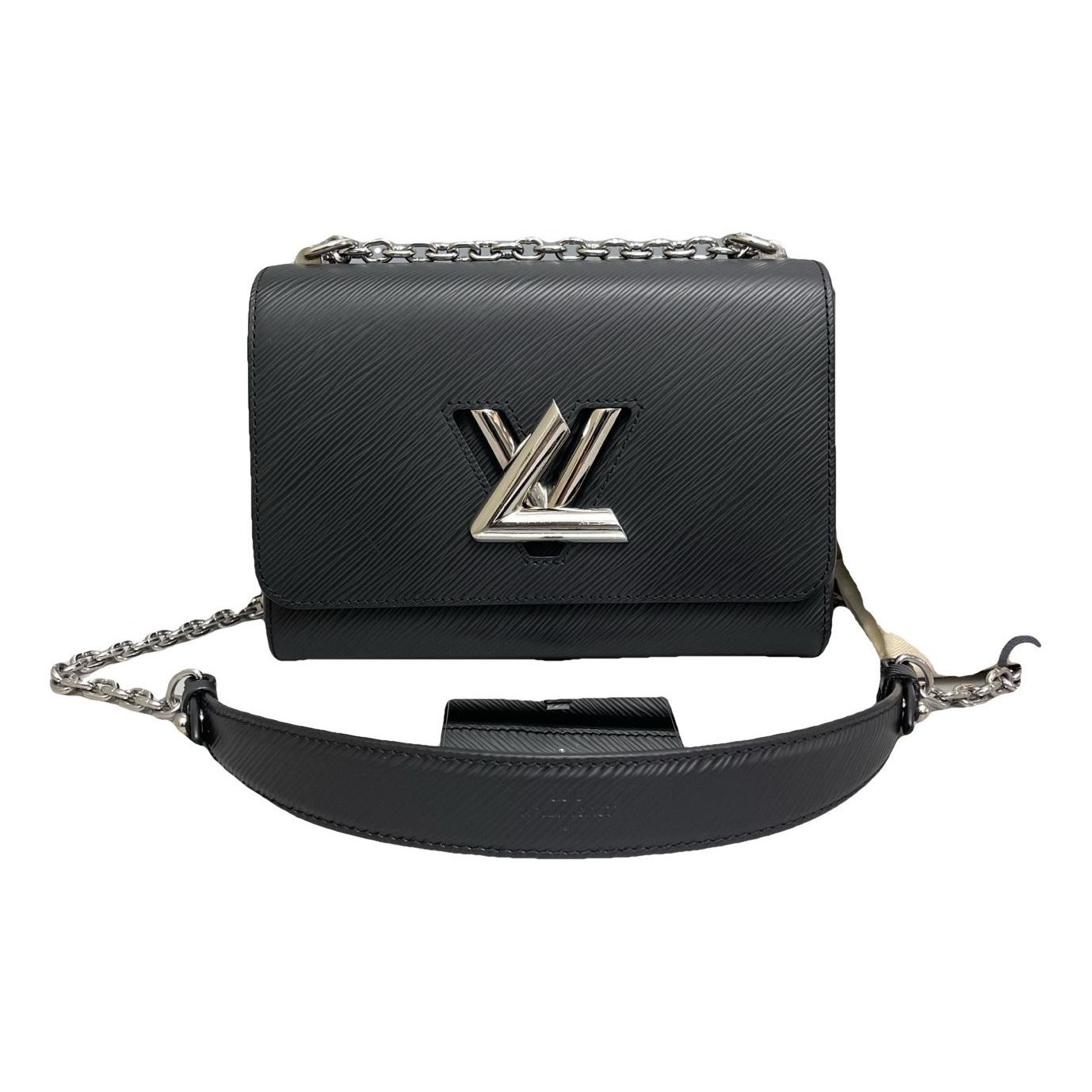 Twist leather handbag