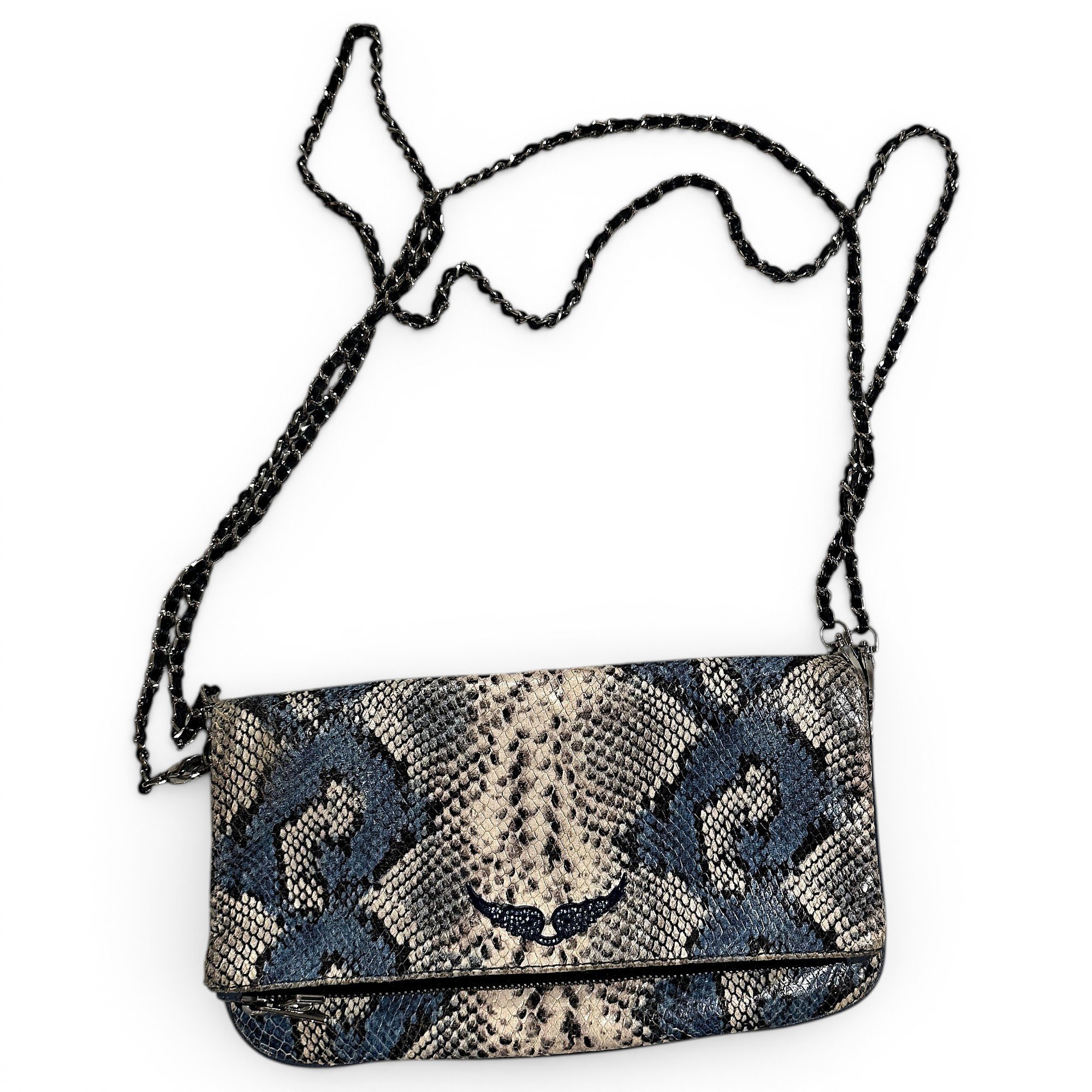 Rock leather crossbody bag