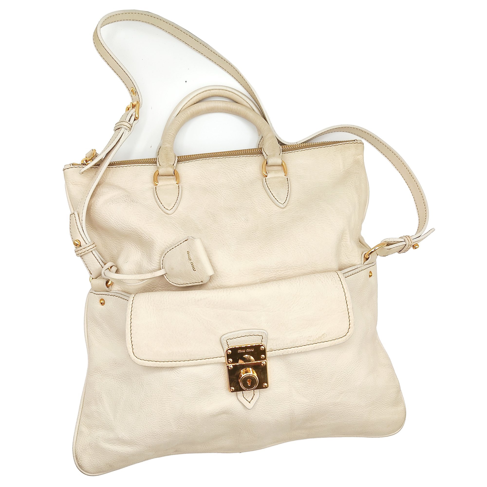 Leather tote