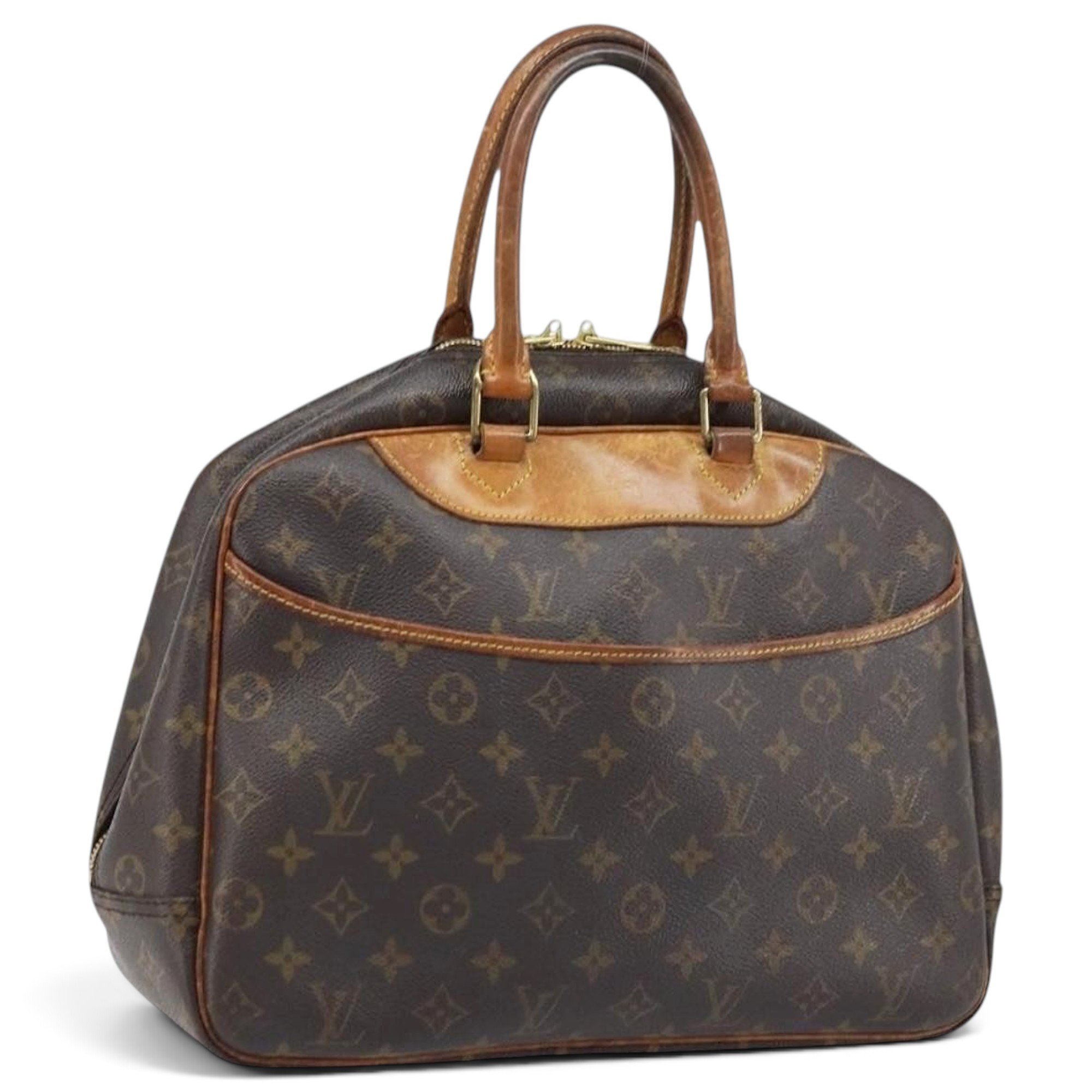 Louis Vuitton Deauville leather handbag