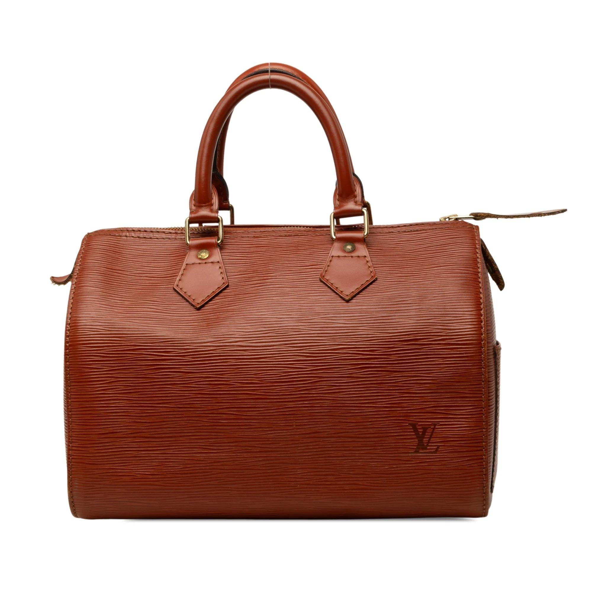Speedy leather handbag