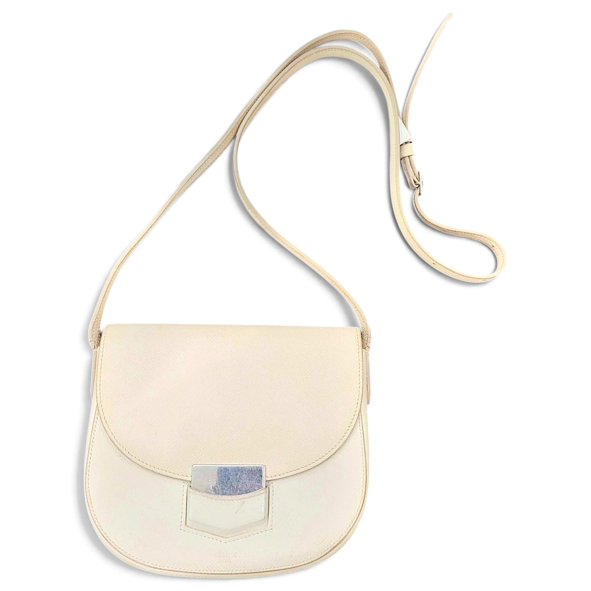 Trotteur leather crossbody bag