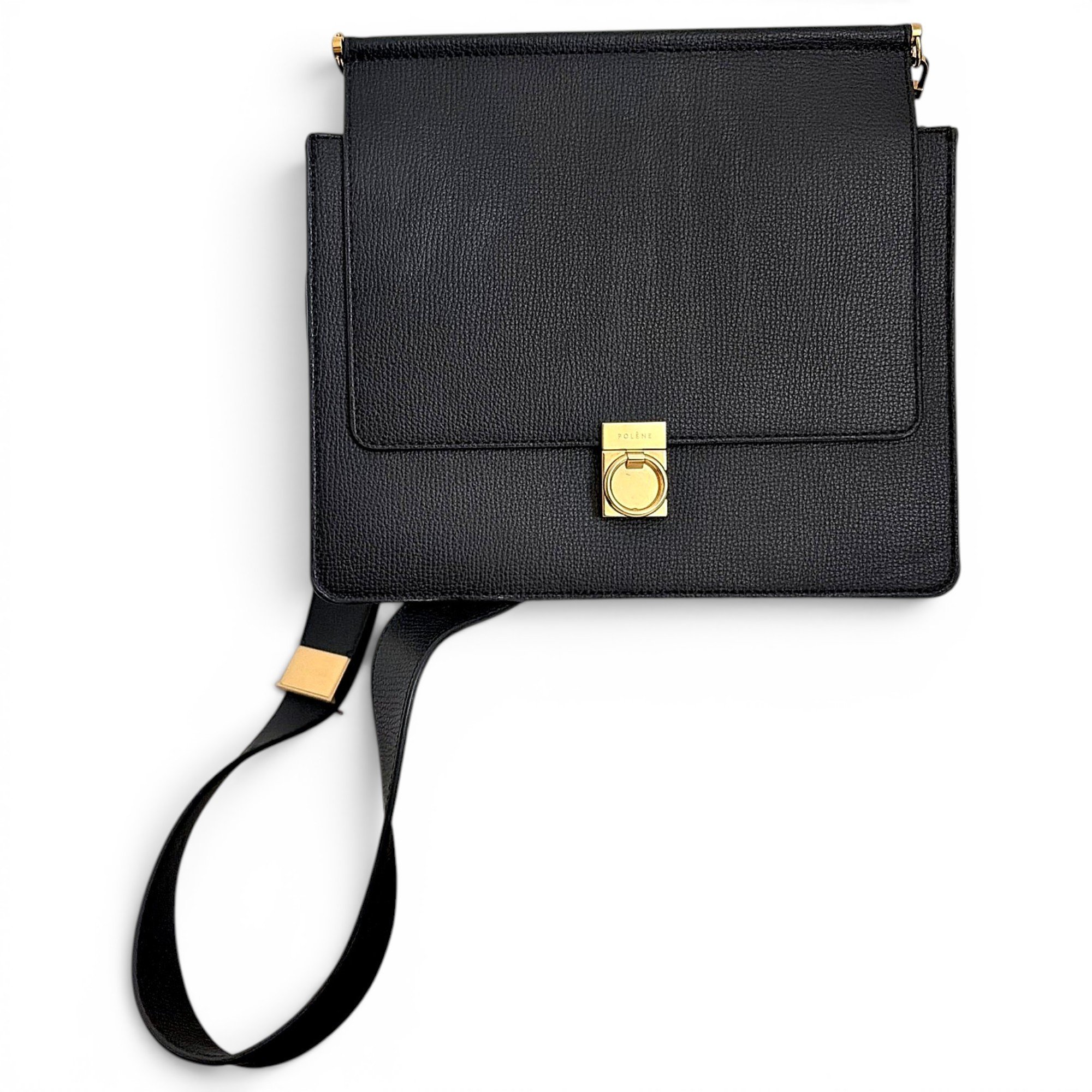 Polene Numéro Sept leather handbag