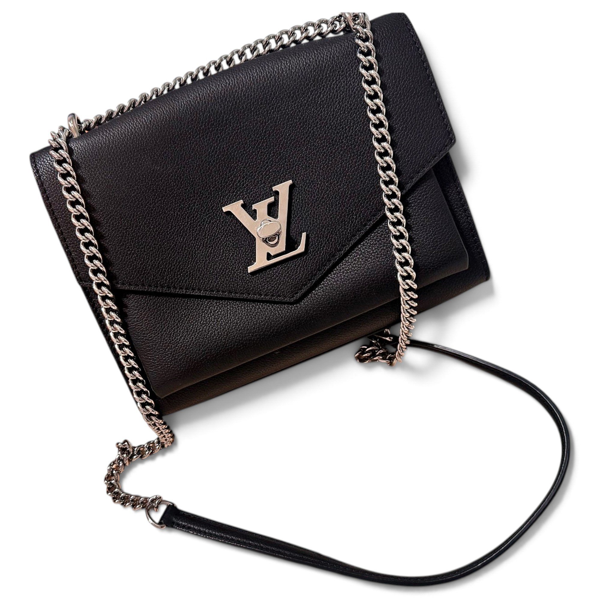 Twist leather crossbody bag