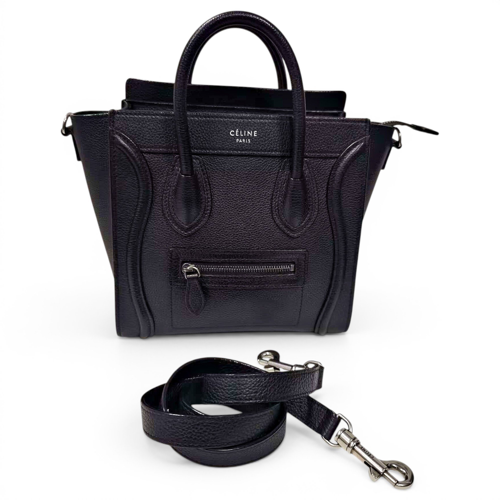 Nano Luggage leather handbag