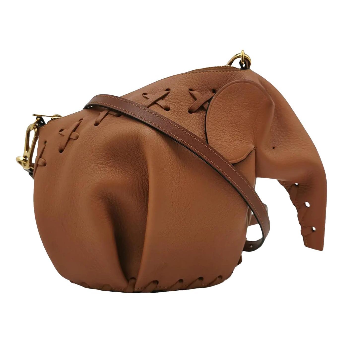 Animals leather crossbody bag
