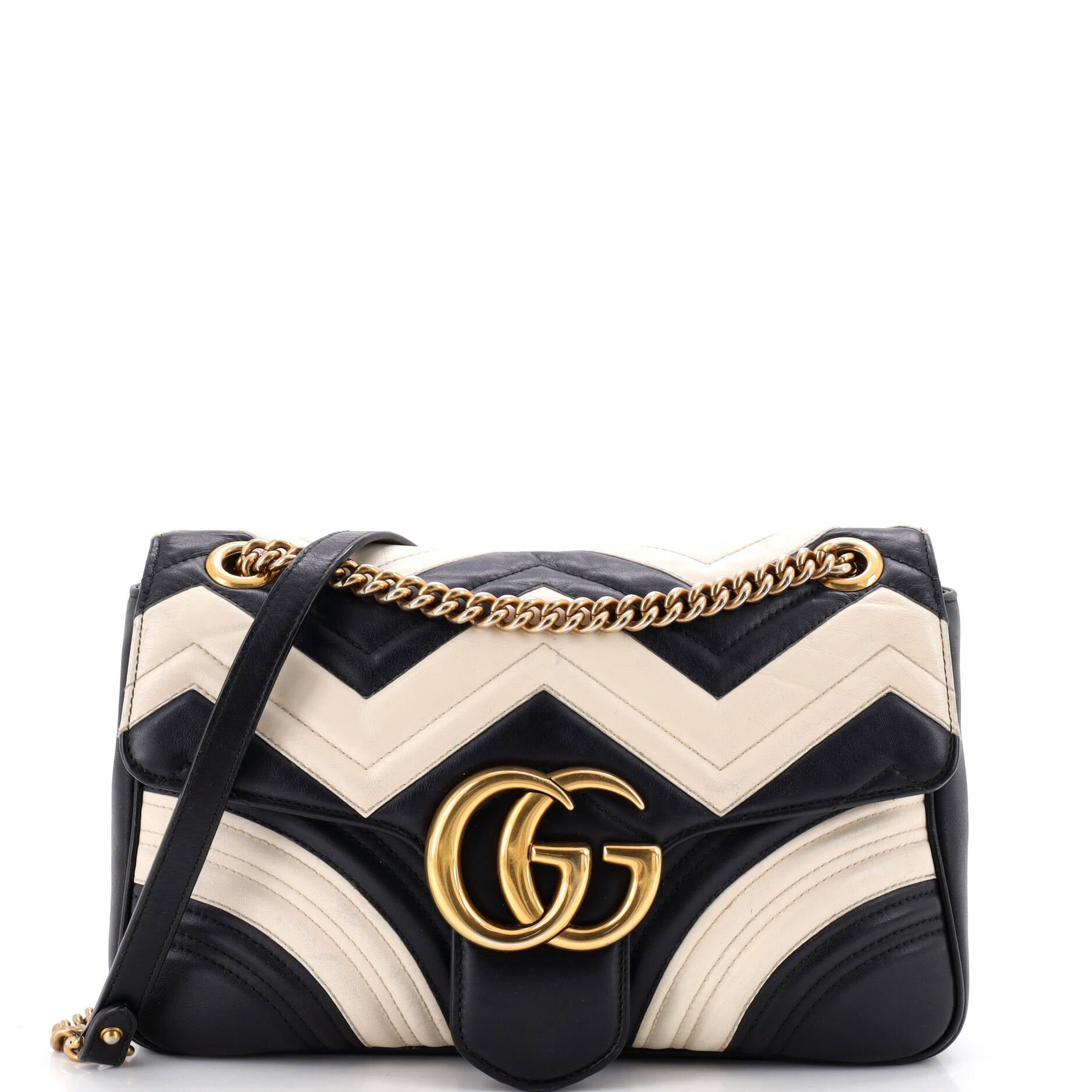 GG Marmont Flap Bag Matelasse Leather Medium