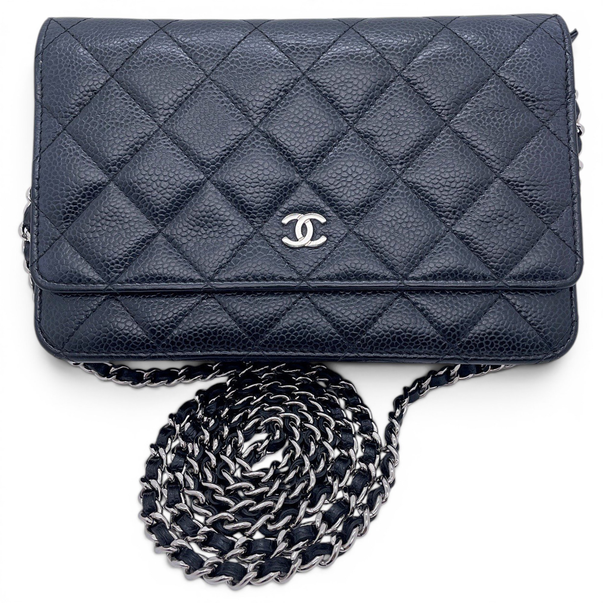 Wallet On Chain Timeless/Classique leather crossbody bag