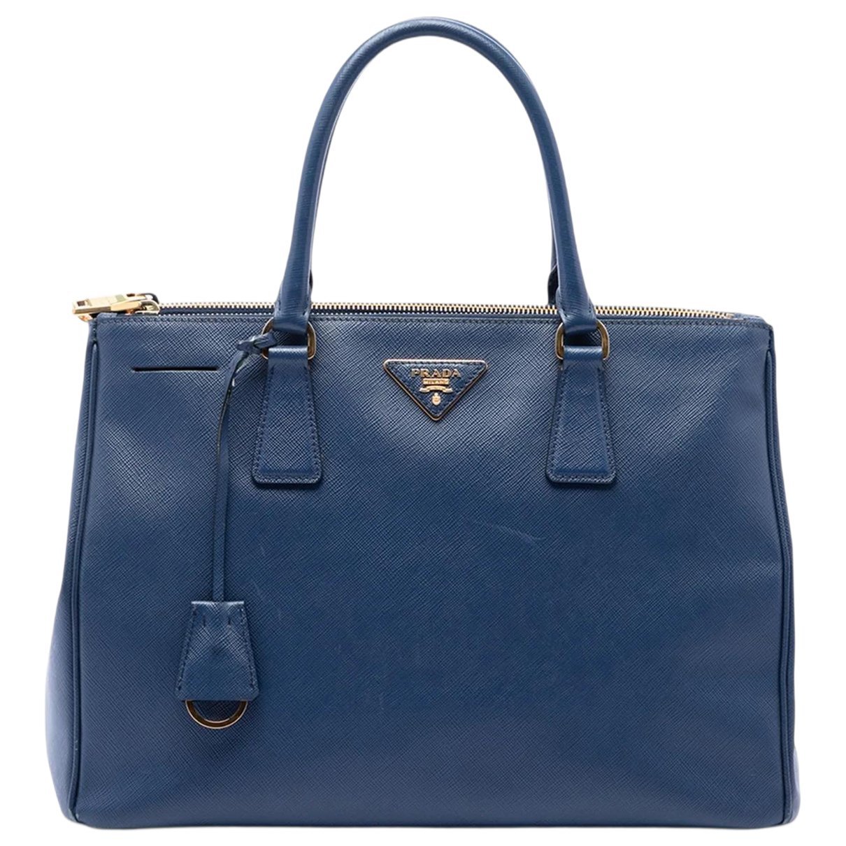 Double leather tote