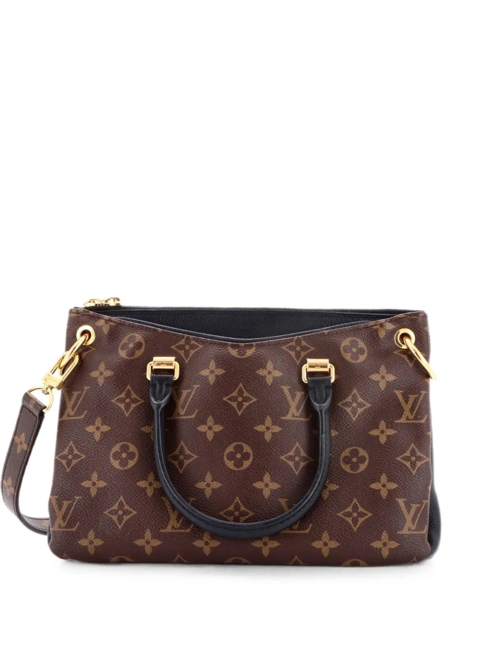 Pallas Tote Monogram Canvas with Leather BB shoulder bag