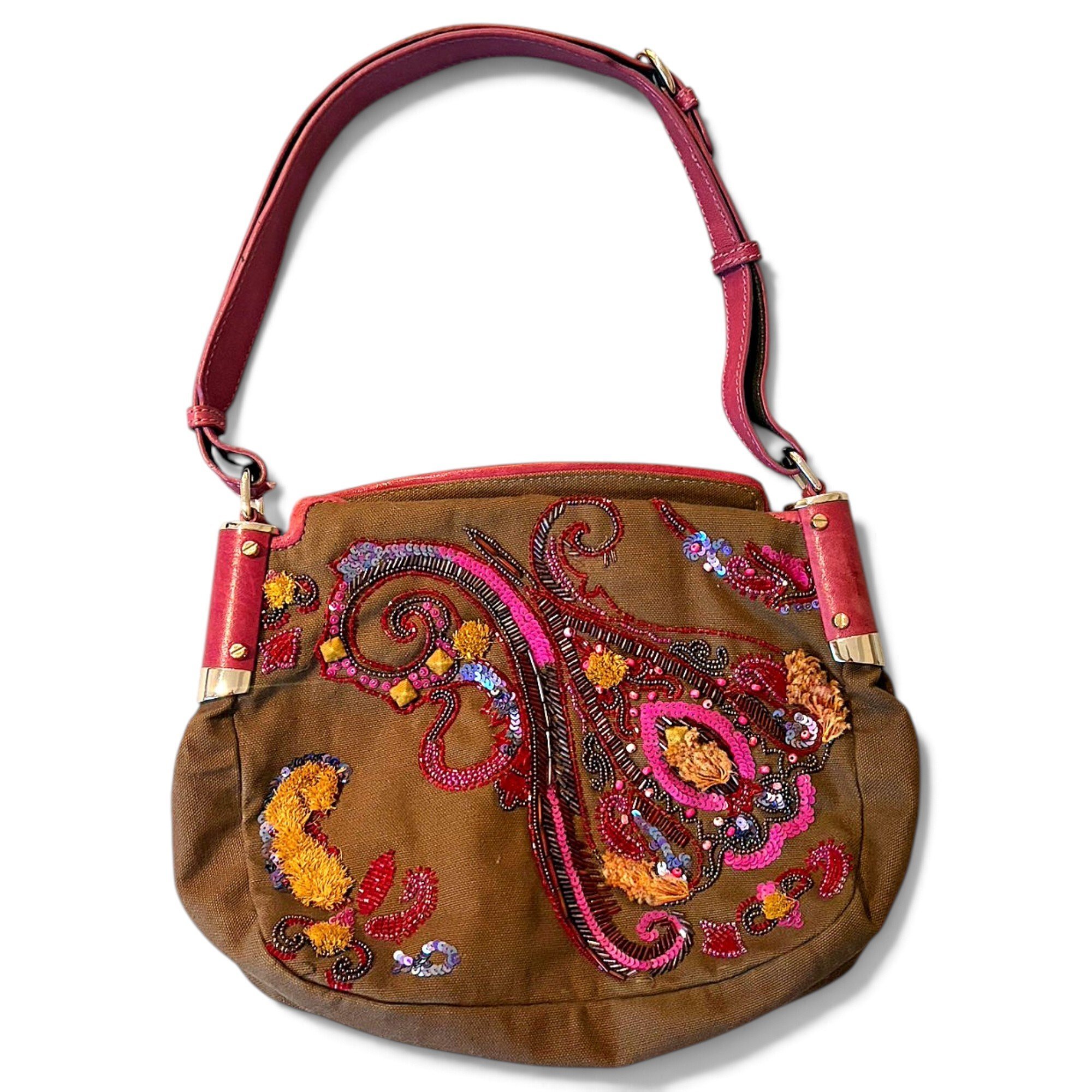 Vela leather handbag
