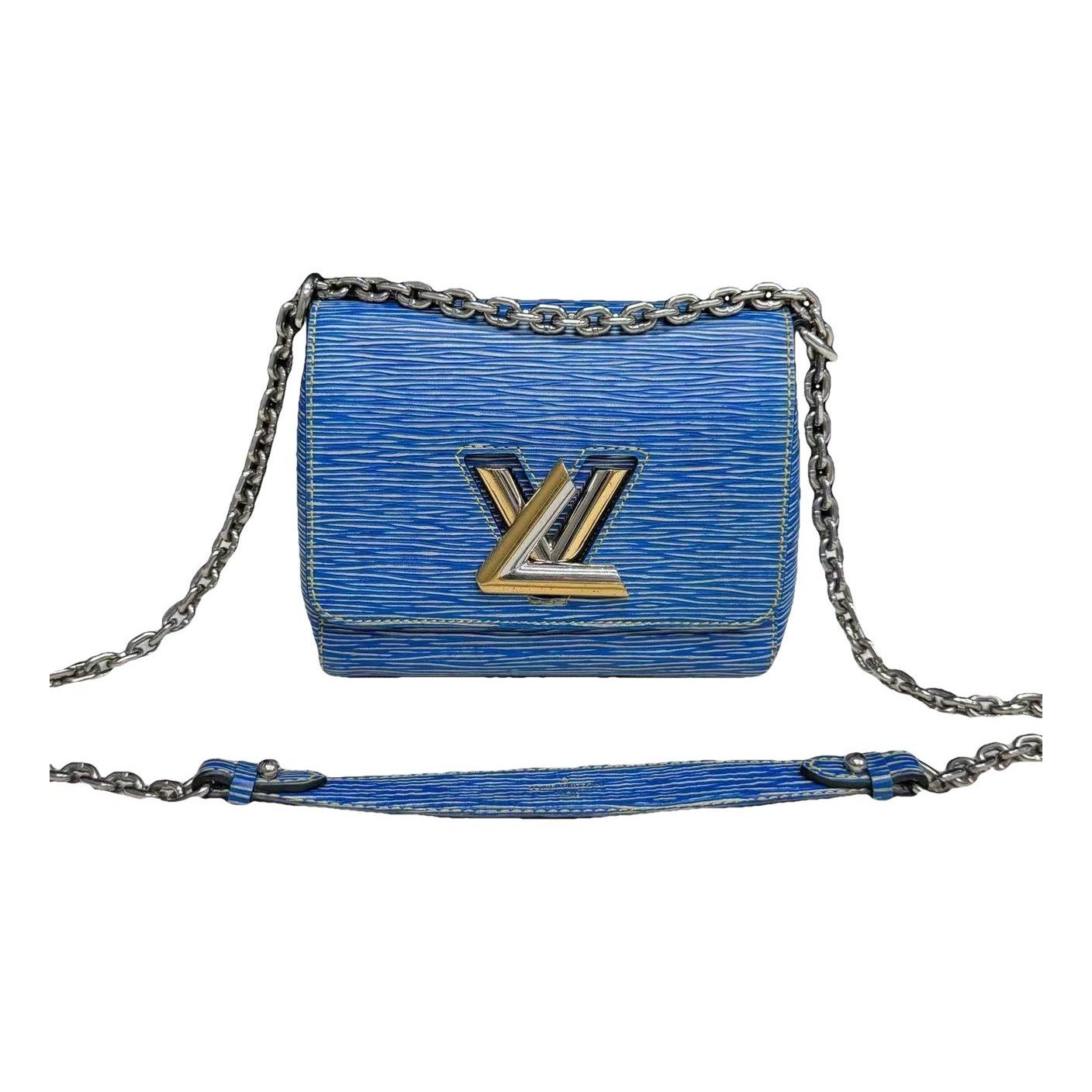 Twist leather crossbody bag