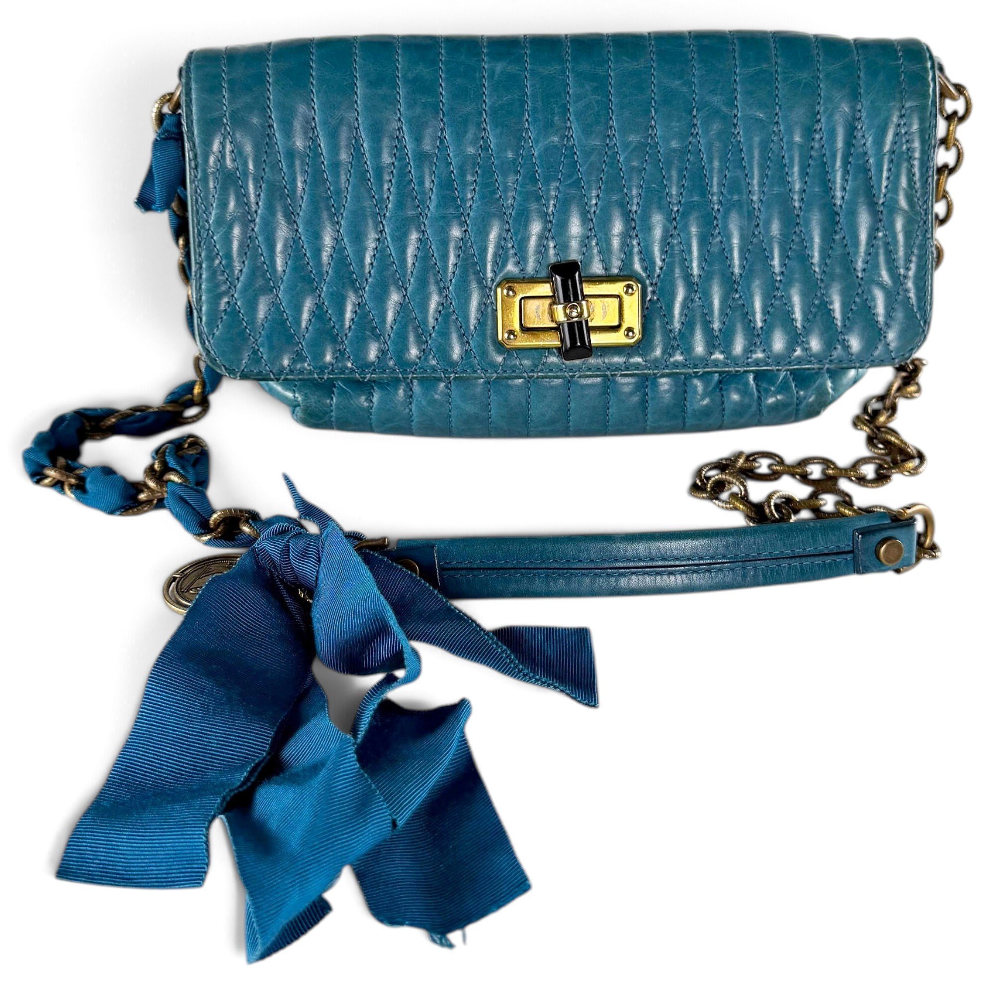 Happy leather handbag