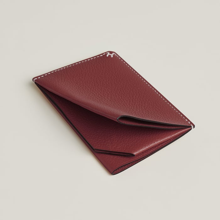 Rouge H H Sellier Card Holder