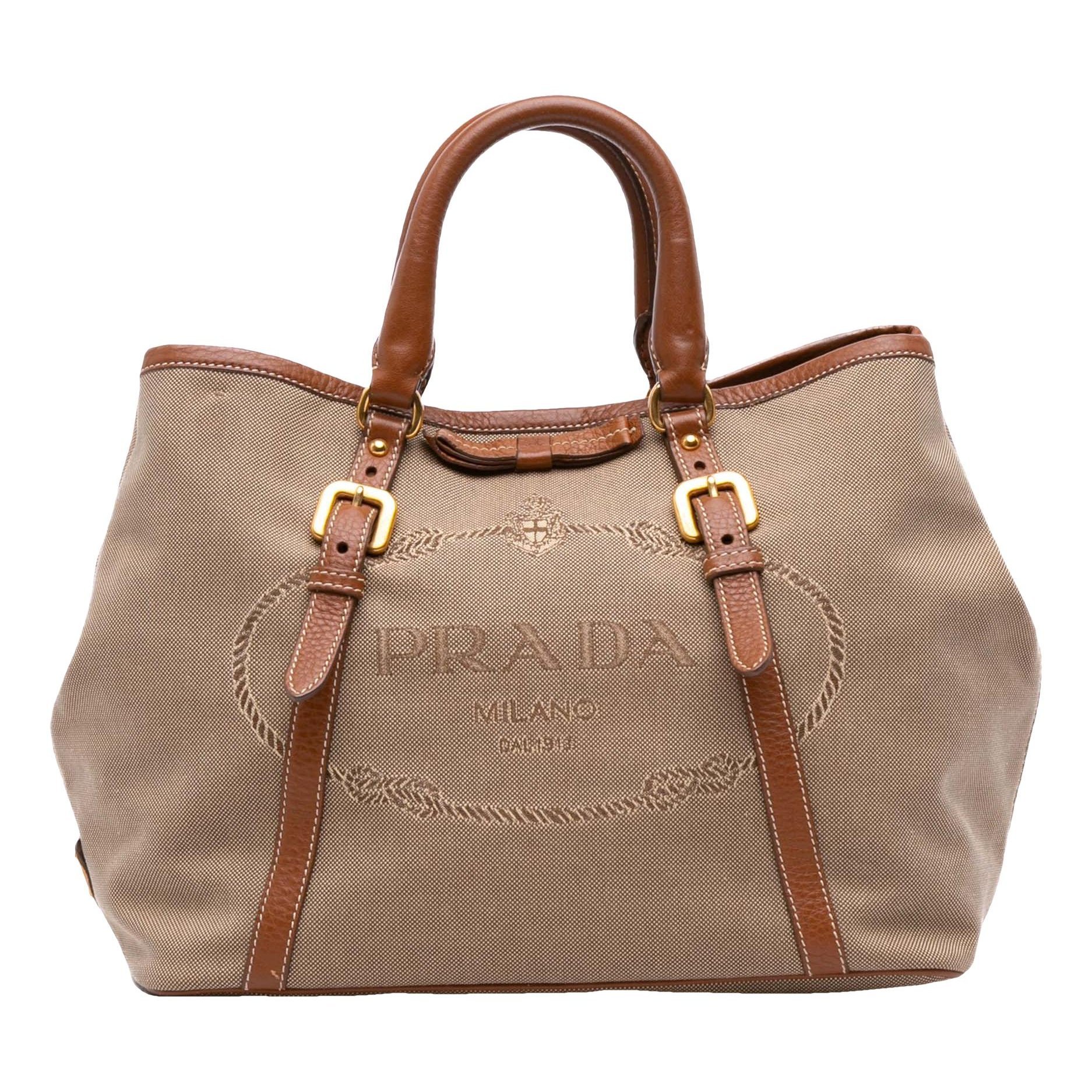 Prada Ouverture cloth satchel