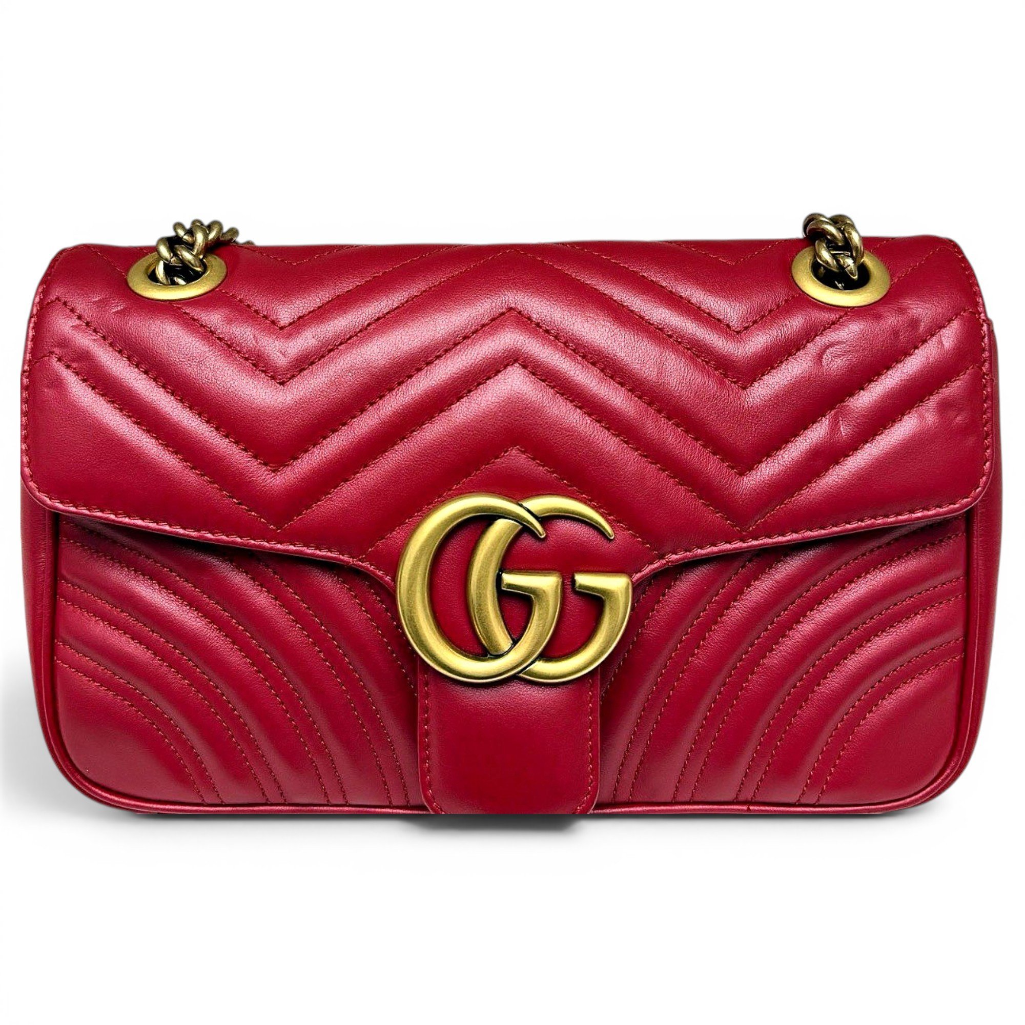 GG Marmont Flap leather crossbody bag