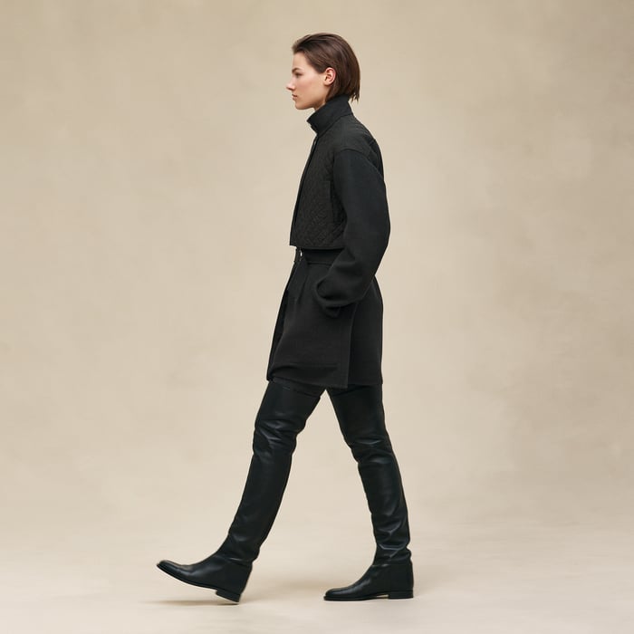 Gris Obscur "Chaine d'Ancre" Coat