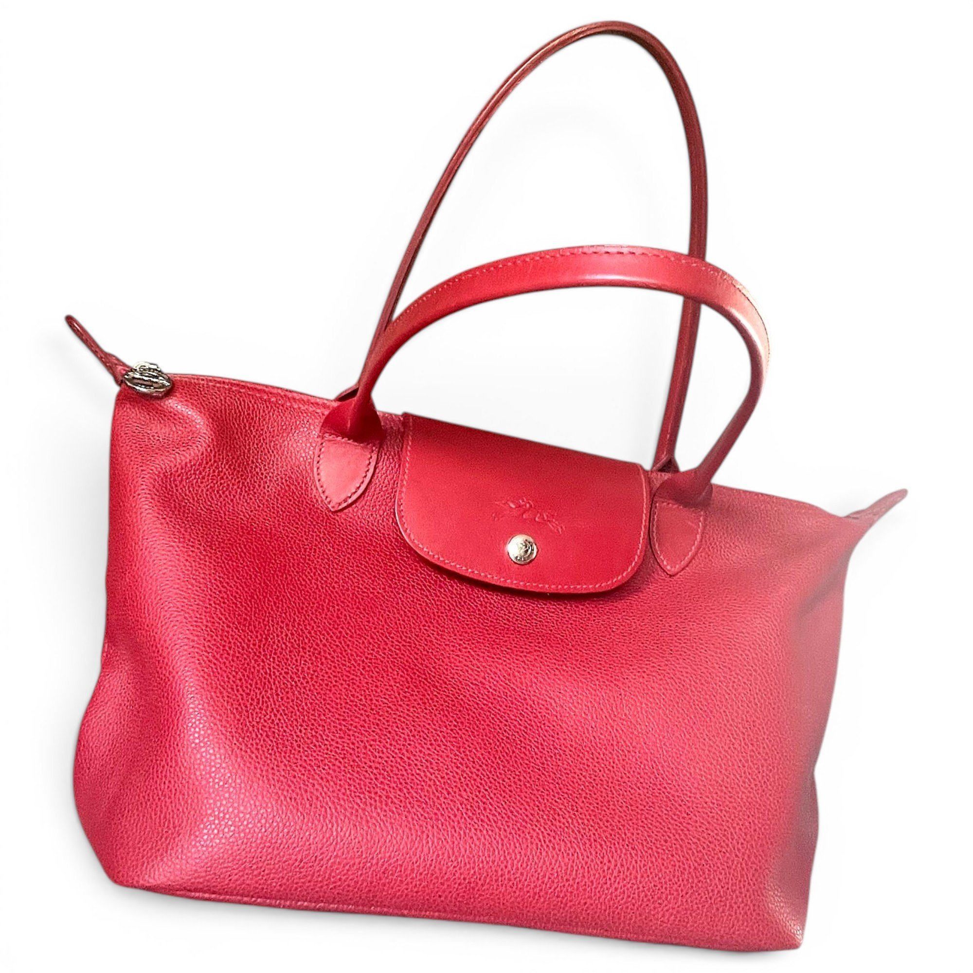 Pliage leather tote