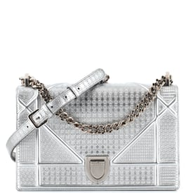 Dior Diorama Flap Bag Cannage Embossed Calfskin Medium