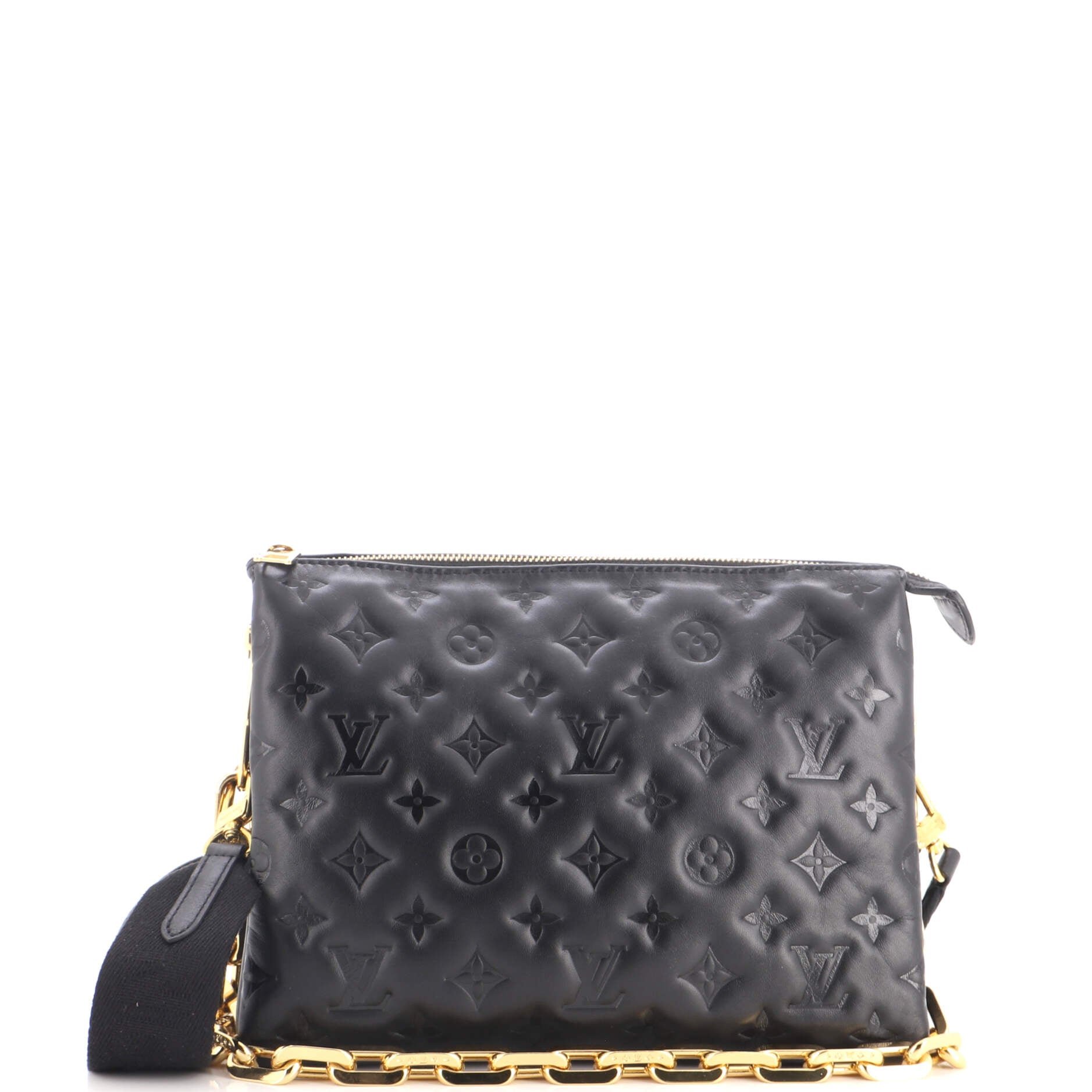 Coussin Bag Monogram Embossed Lambskin PM