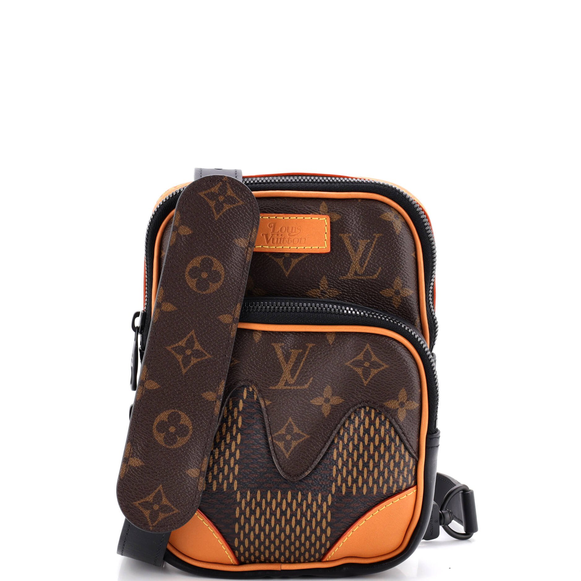 Nigo Amazone Sling Bag Limited Edition Giant Damier and Monogram Canvas