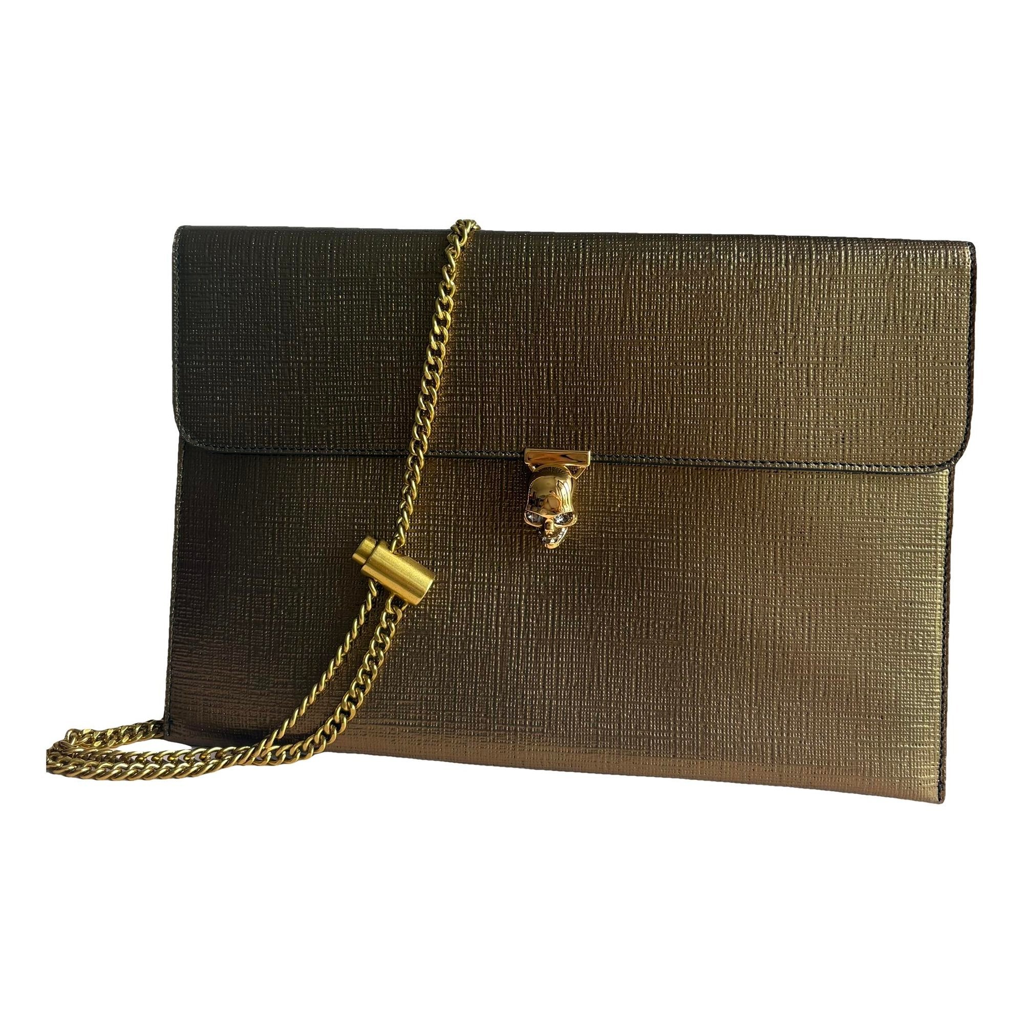Skull leather bag