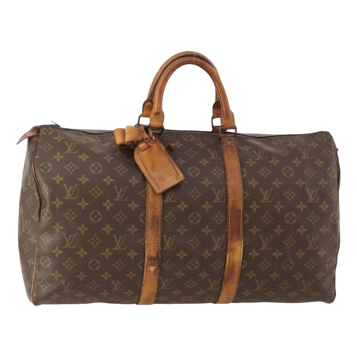 Keepall leather 48h bag