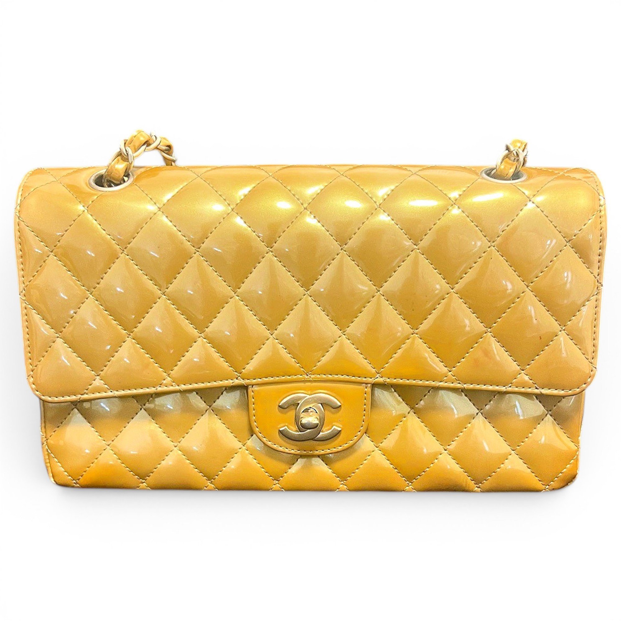 Timeless/Classique patent leather handbag