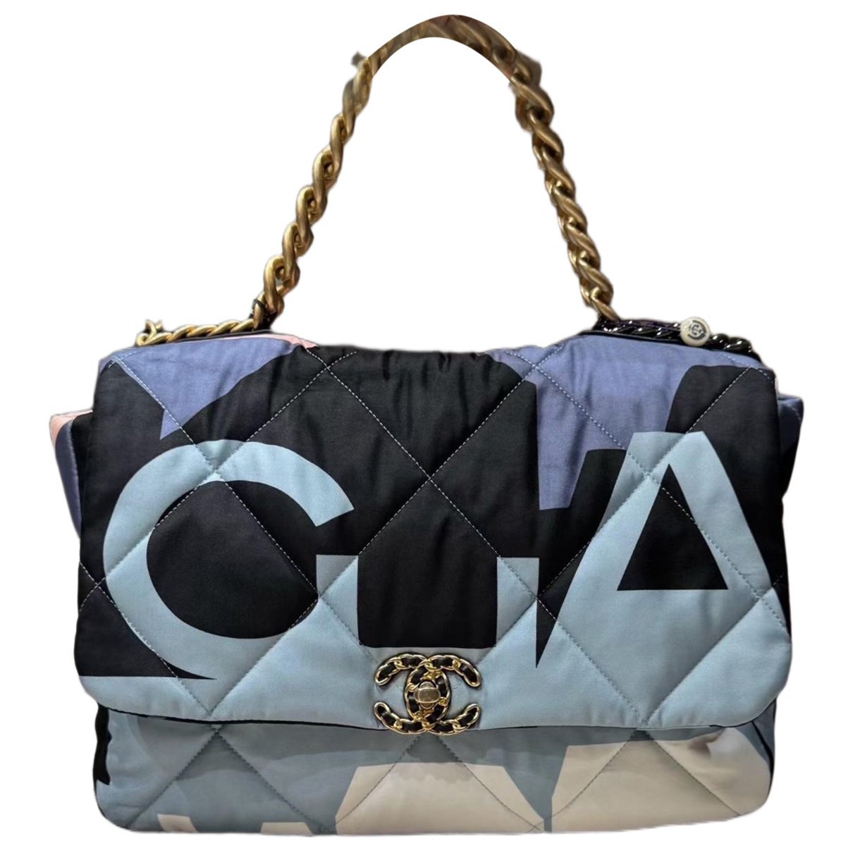 Chanel 19 cloth handbag