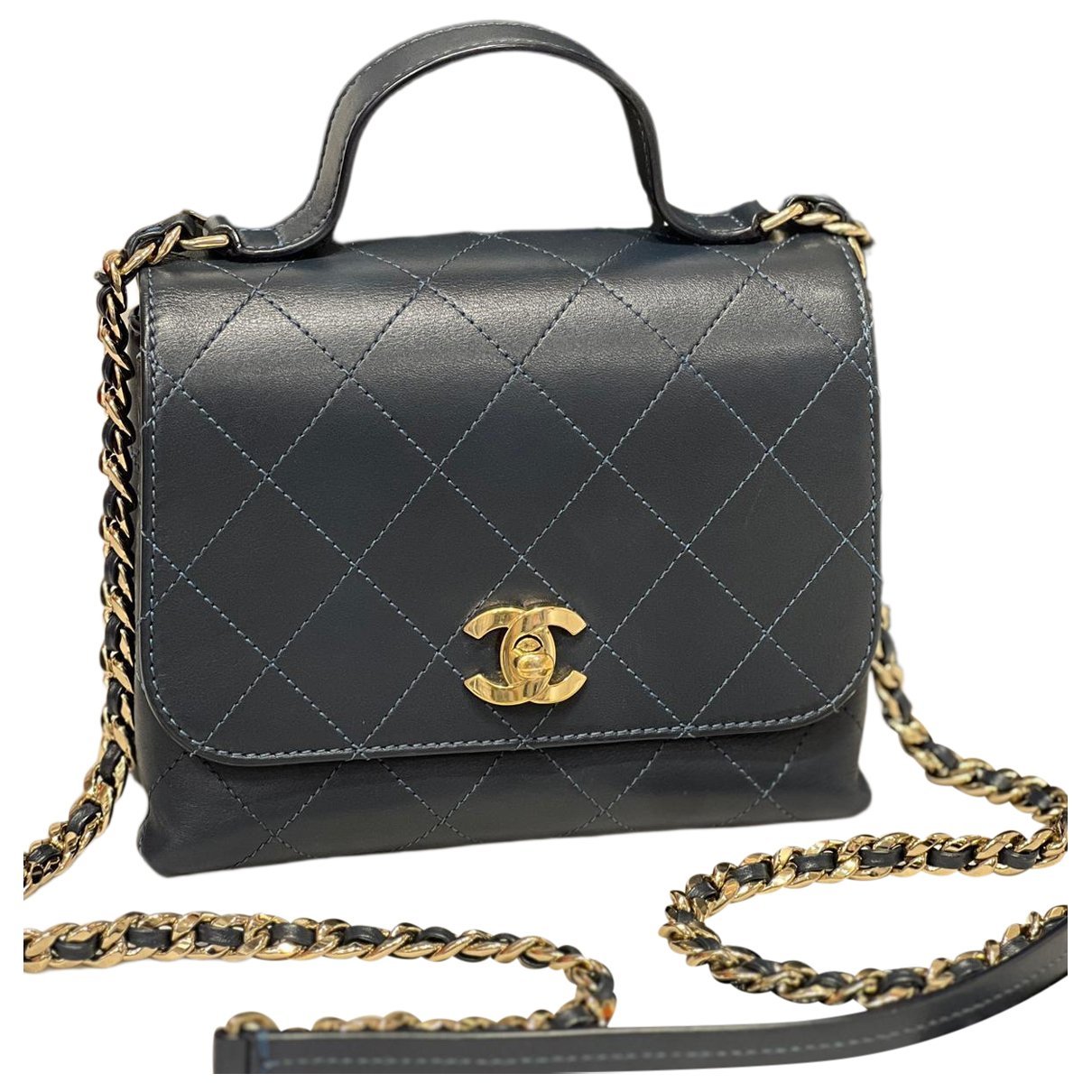 Coco Handle leather handbag