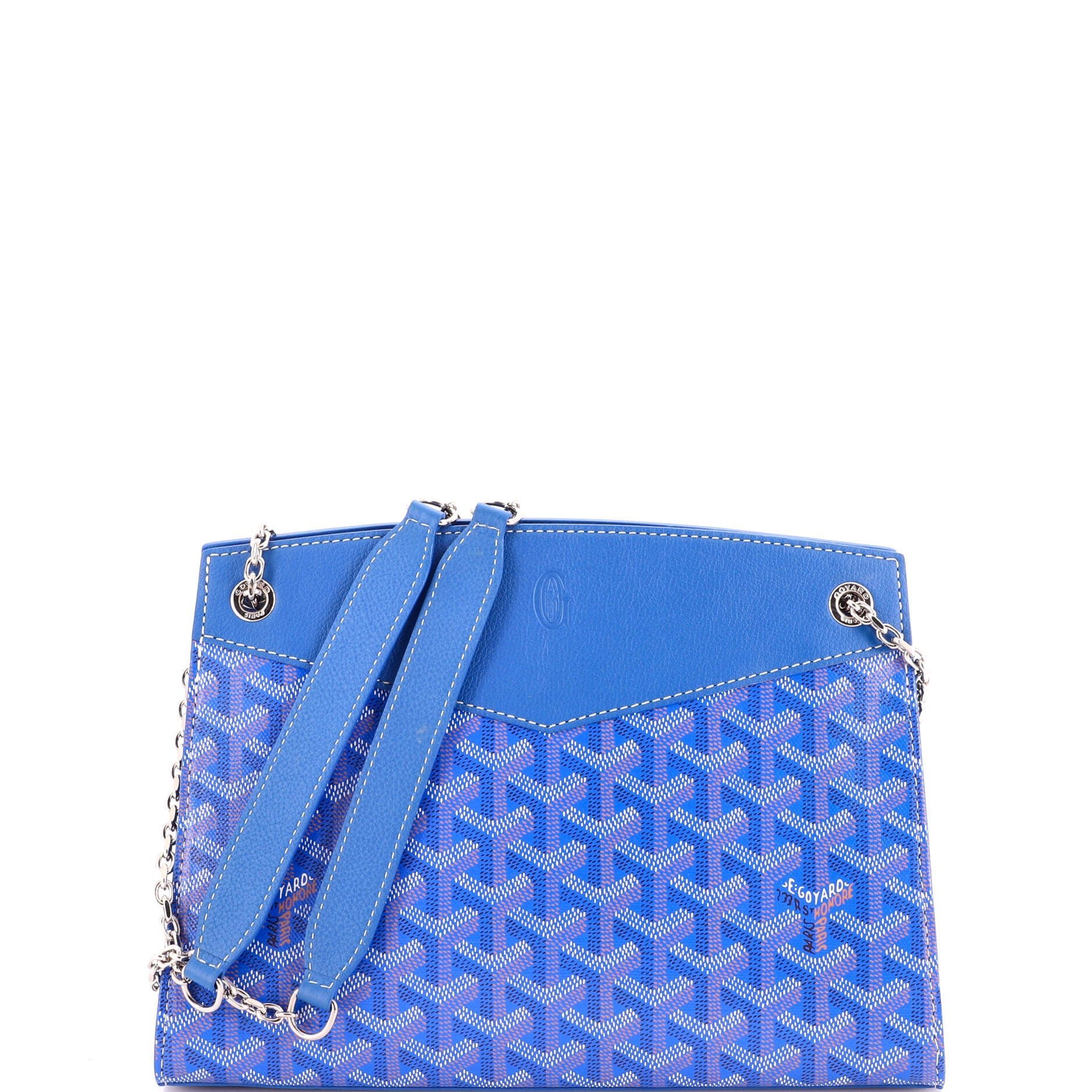 Rouette leather handbag