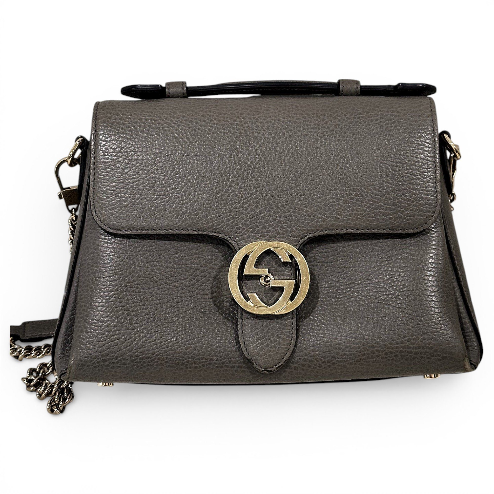 Leather handbag