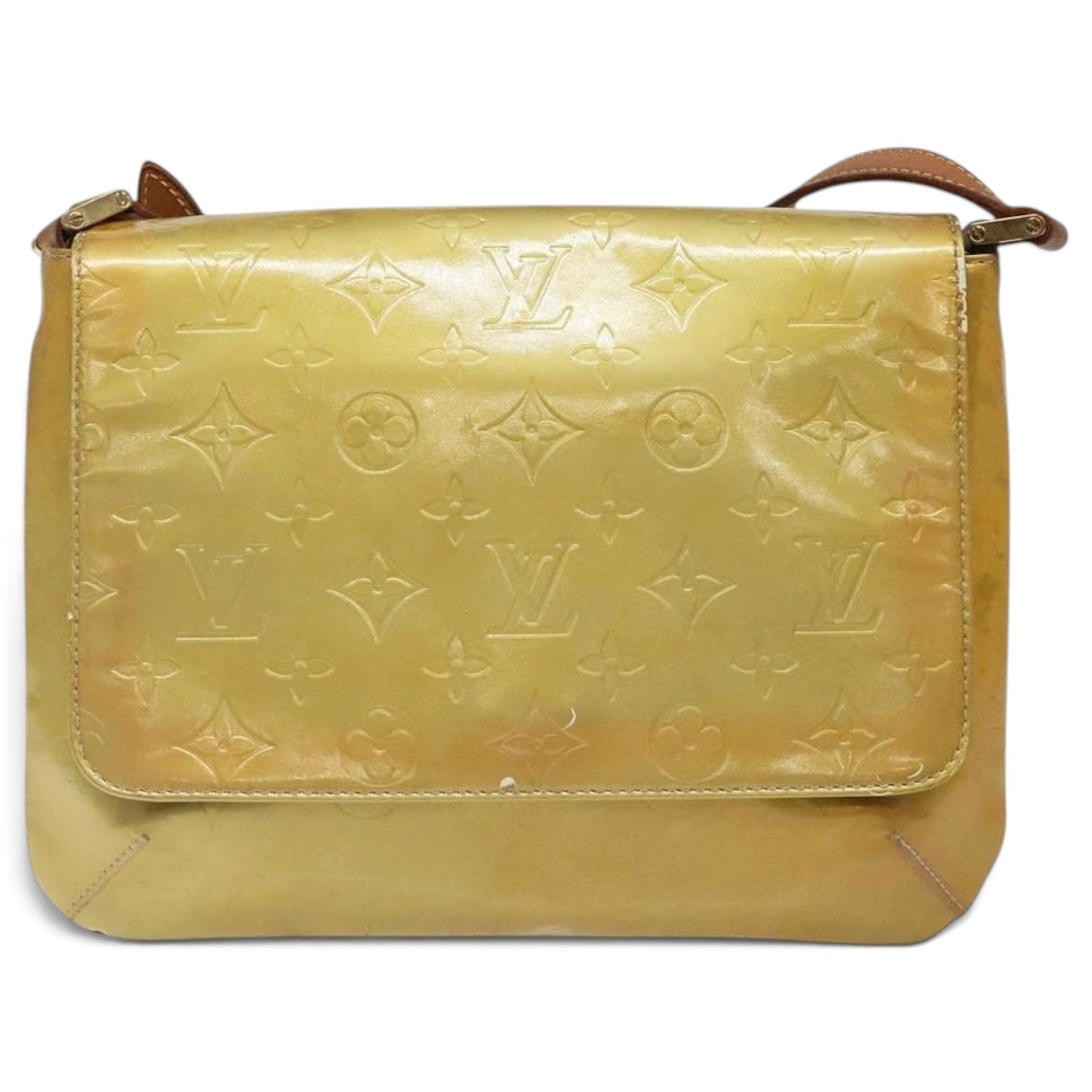 Thompson patent leather handbag