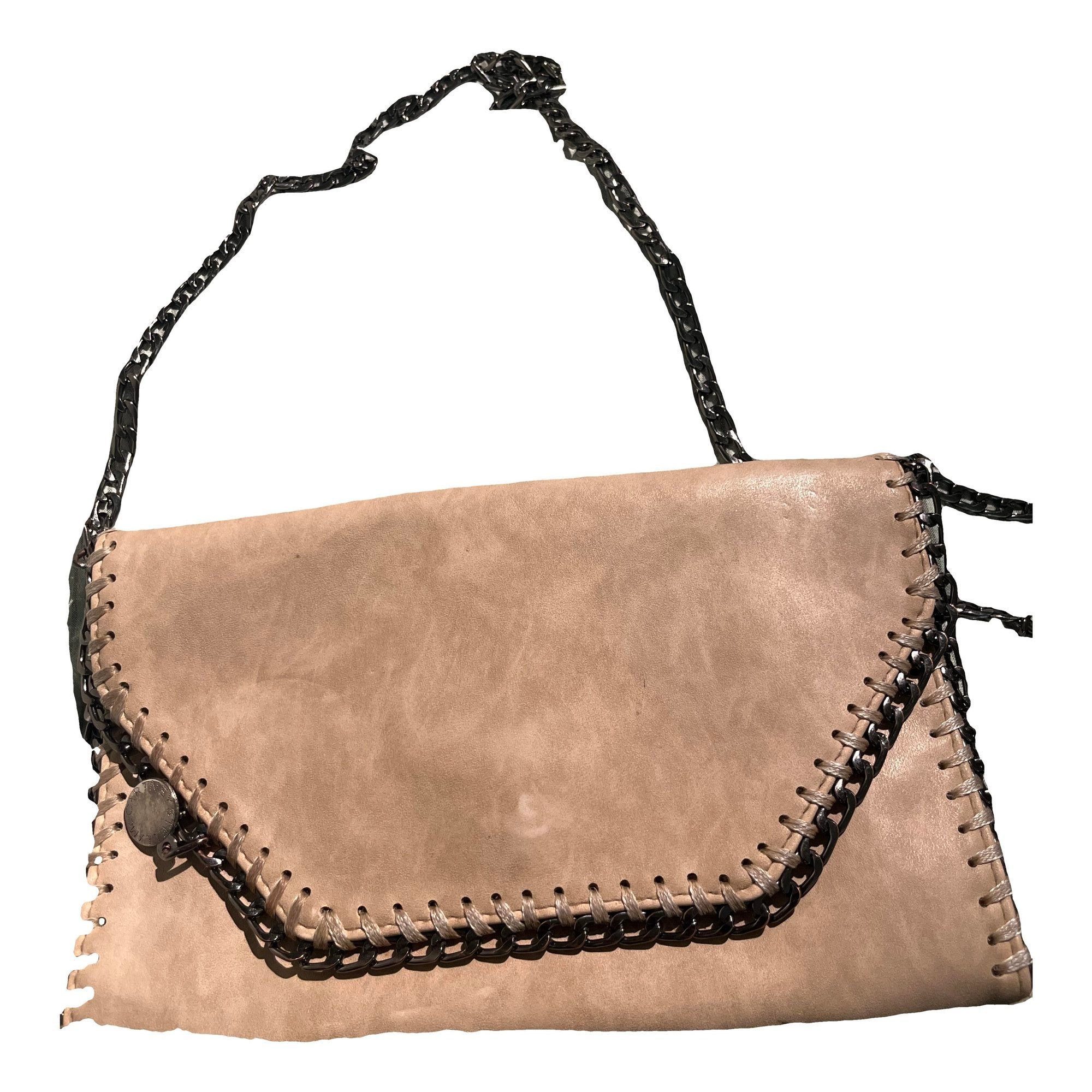 Falabella leather clutch bag