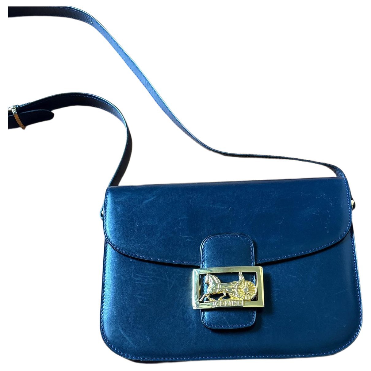Triomphe leather crossbody bag