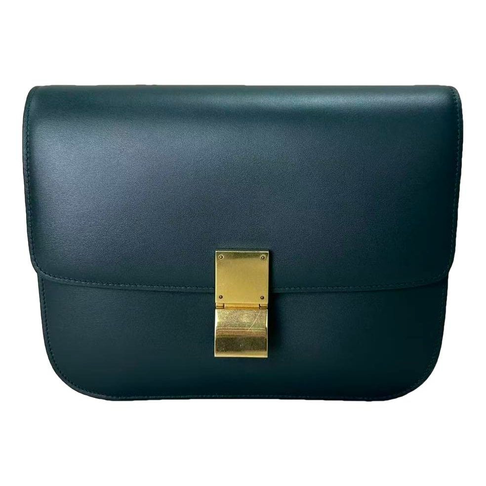 Classic leather crossbody bag