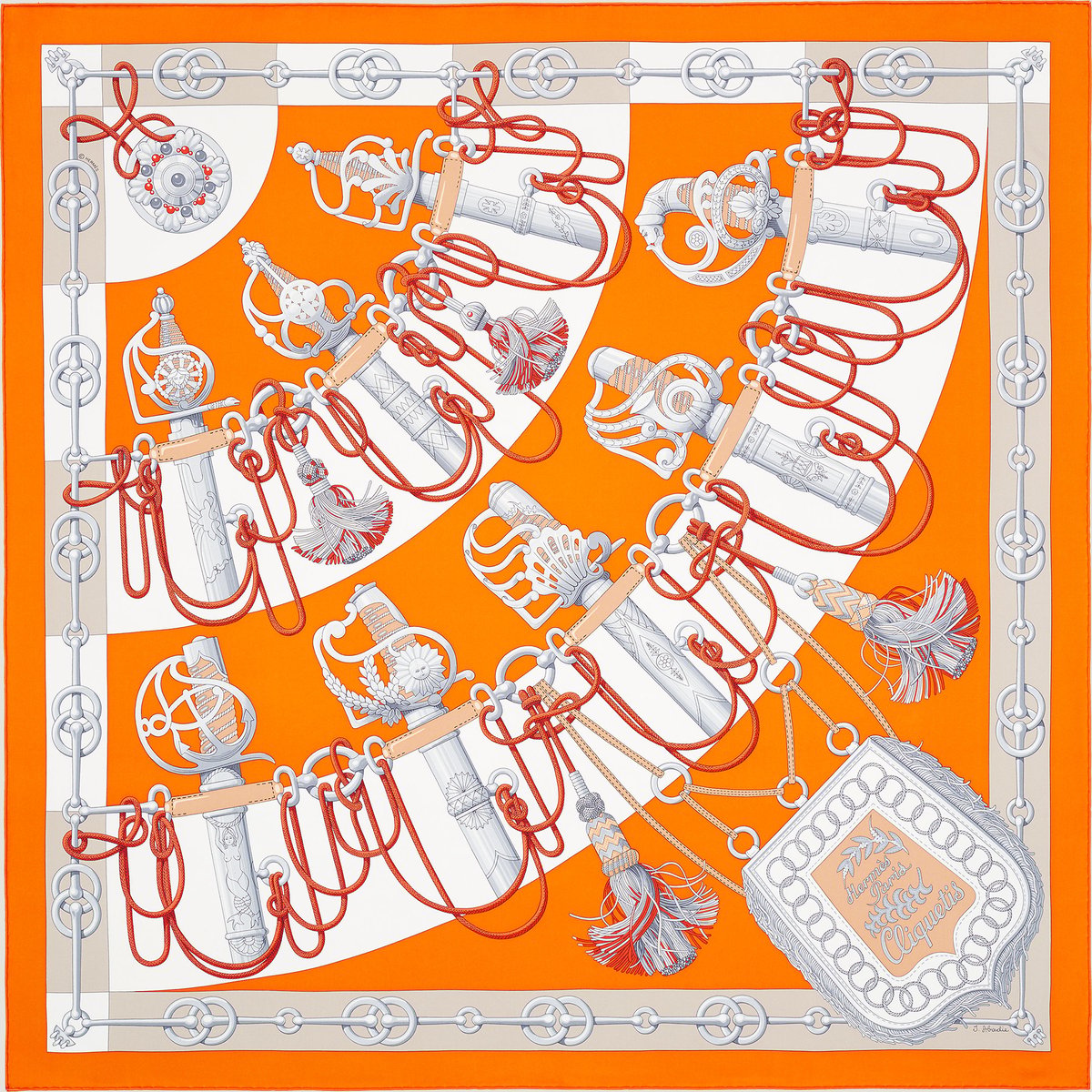 Cliquetis scarf 90